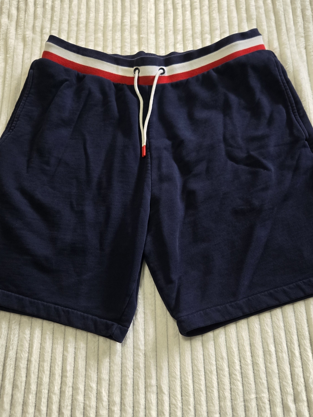 Lacoste France Olympic Team Navy Sweat Shorts US L